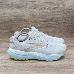 Brooks Glycerin 21 Women's Size 11 D Wide Beige Blue Running Shoes (1204081D195)